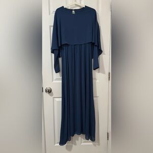 Elegant Blue Women's Dress